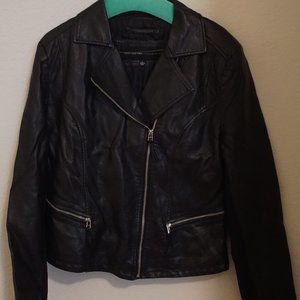 Andrew Marc New York faux leather jacket L